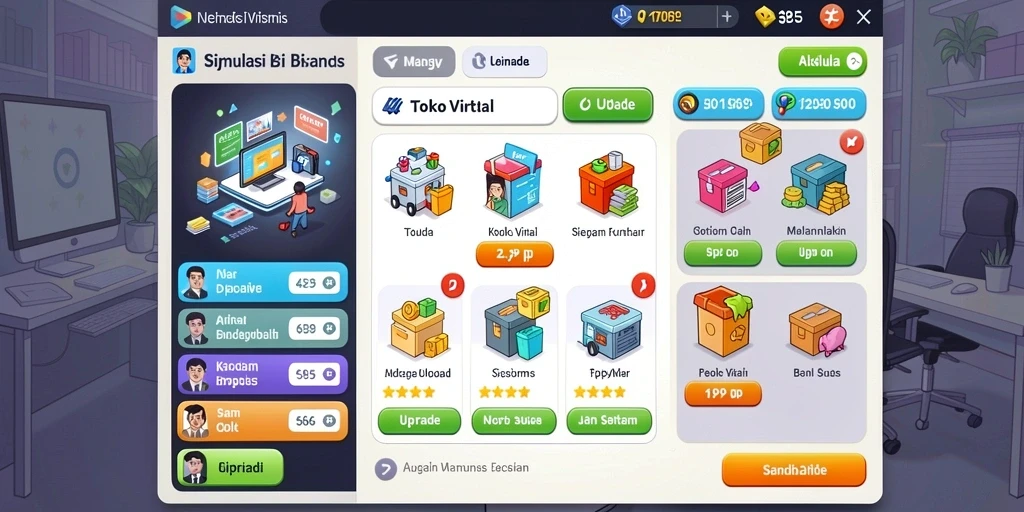zk988 - Tampilan level dengan rintangan yang beragam.